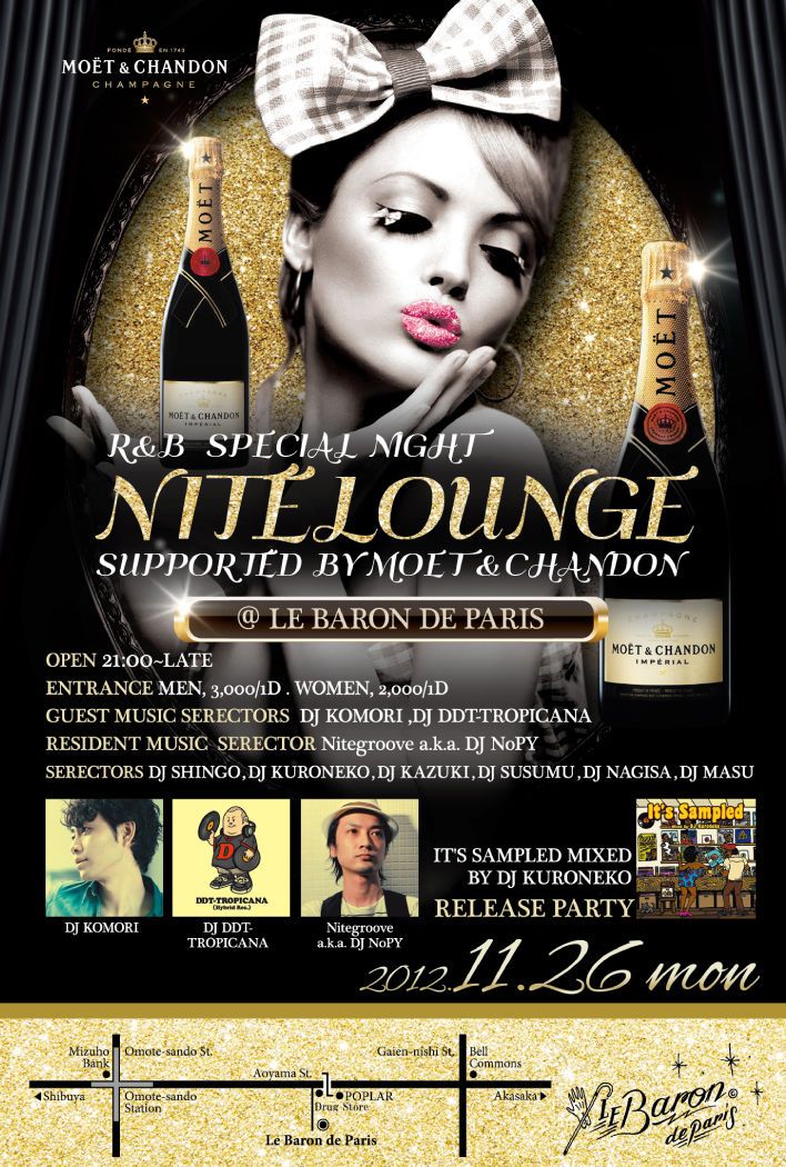 Nitelounge supported by Moët & Chandon