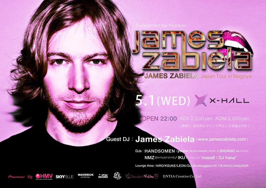 JAMES ZABIELA Japan Tour in Nagoya