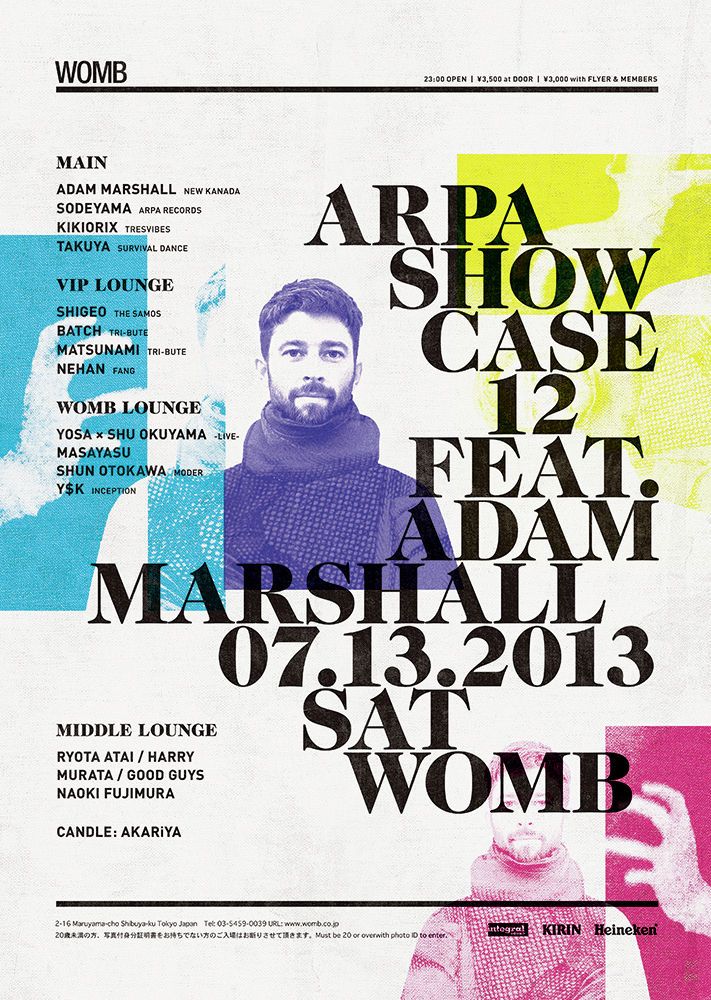 ARPA SHOWCASE 12 feat. ADAM MARSHALL