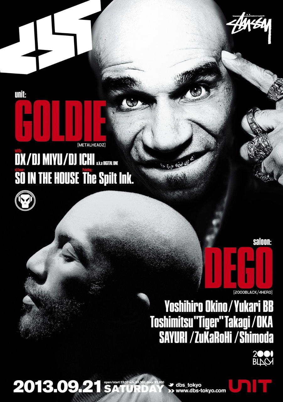 DBS presents "GOLDIE x DEGO (4hero)" W Birthday bash!