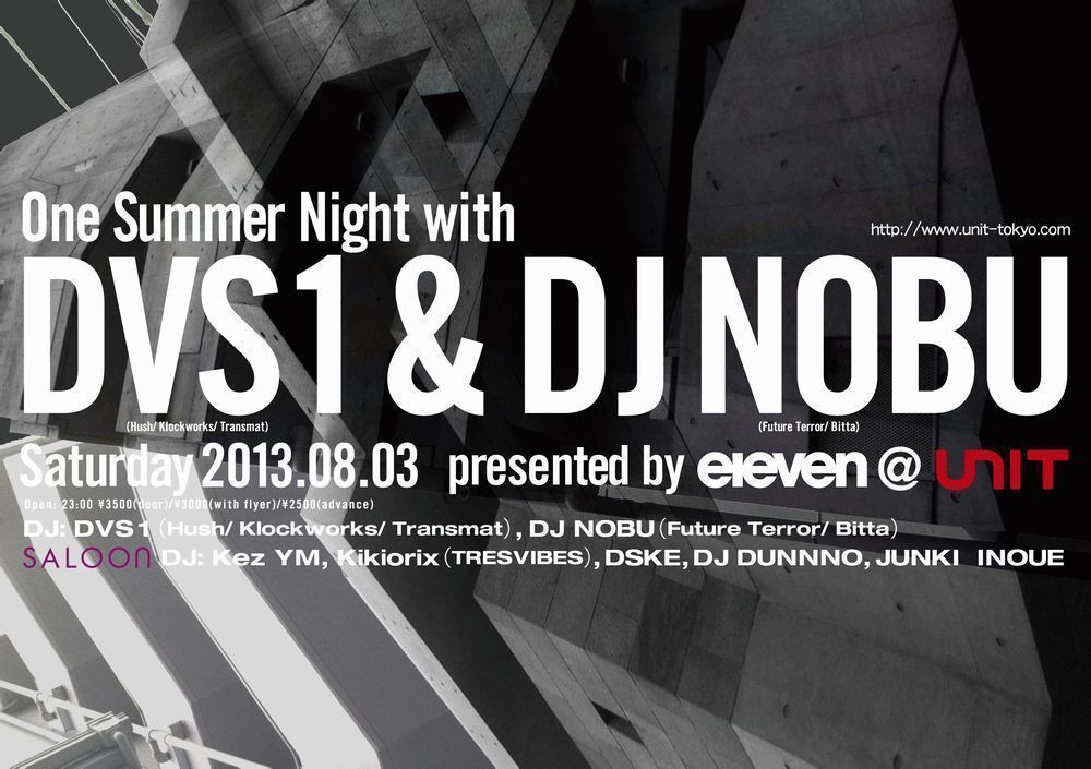 One Summer Night with DVS1 & DJ NOBU presented by eleven 