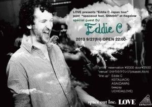 LOVE presents “Eddie C Japan tour” joint “spaceout feat. Shhhhh”