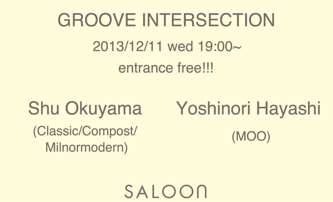 GROOVE INTERSECTION