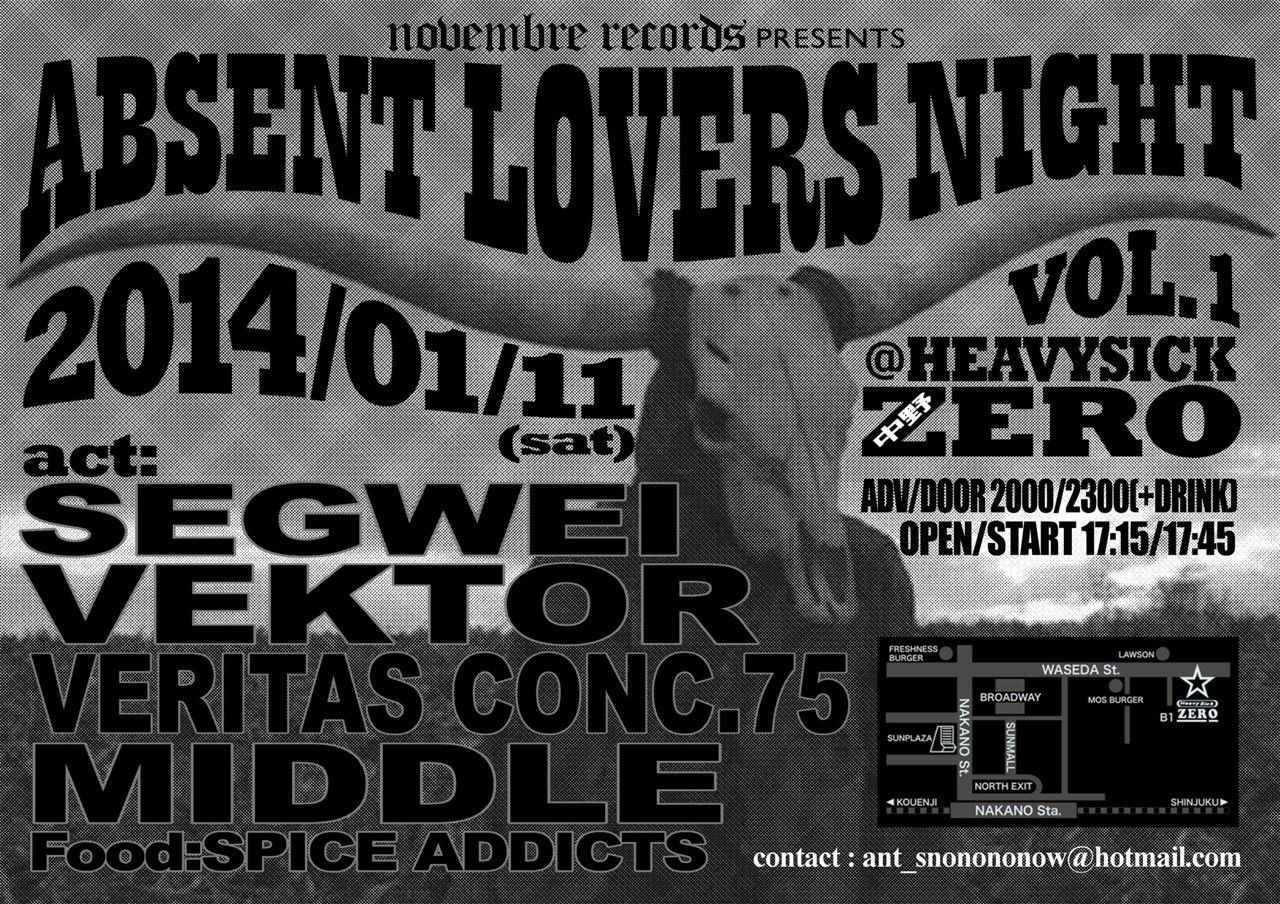 Absent Lovers Night Vol.1