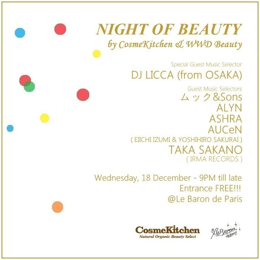 Night of Beauty by Cosmekitchen & WWD Beauty