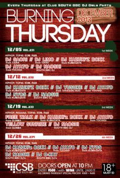 BURNING THURSDAY vol.236