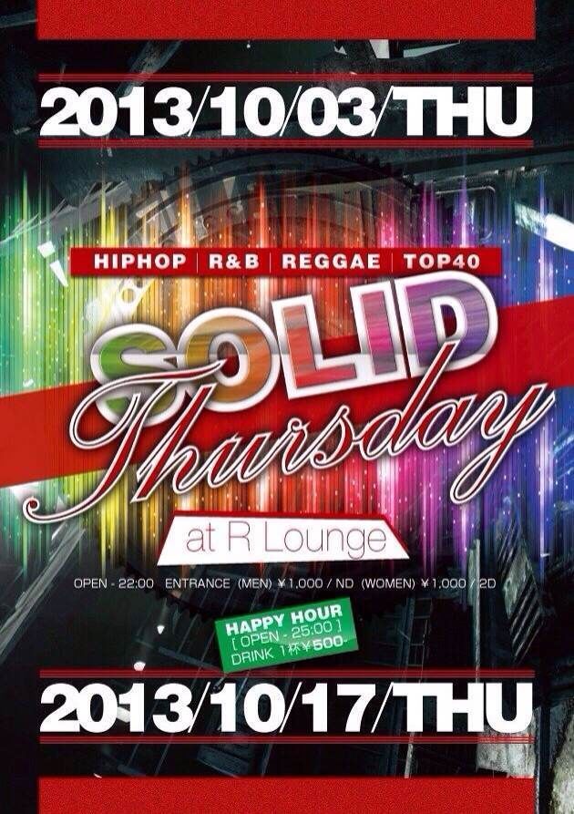 『Girls Party』Powerd by Solid Thursday
