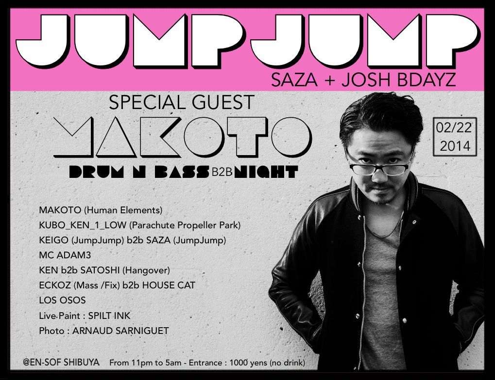 JUMPJUMP X SAZA +josh w. MAKOTO
