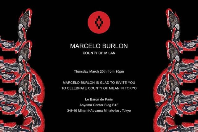 MARCELO BURLON COUNTY OF TOKYO