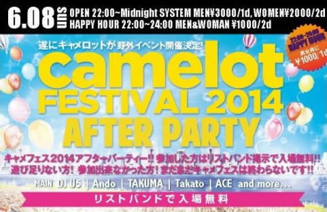 camelot FESTIVAL 2014 After Party