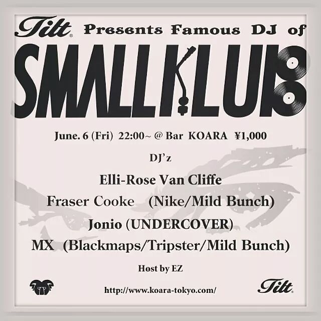 TILT Presents “SMALL KLUB”
