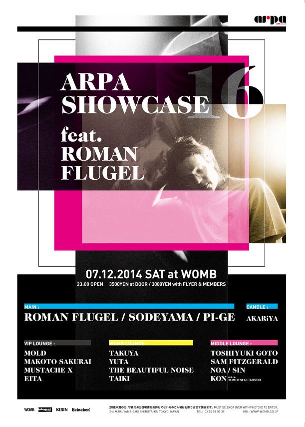 ARPA SHOWCASE 16 feat. ROMAN FLUGEL