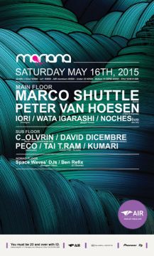 MARIANA presents MARCO SHUTTLE & PETER VAN HOESEN