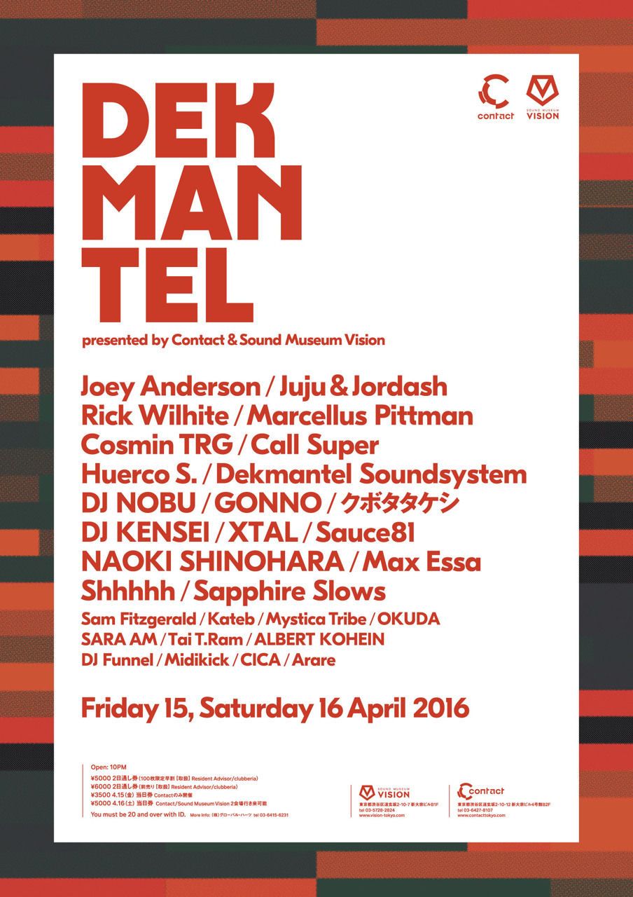 Dekmantel presented by Contact