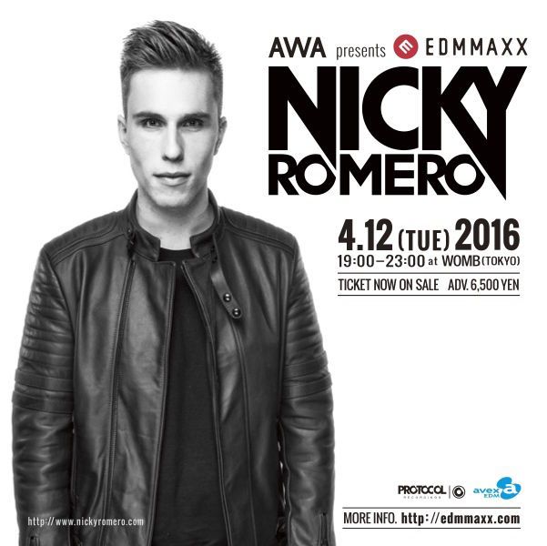 AWA presents EDM MAXX: NICKY ROMERO