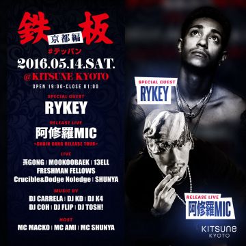 KITSUNE KYOTO - SATURDAY - 鉄板＃テッパン　京都編