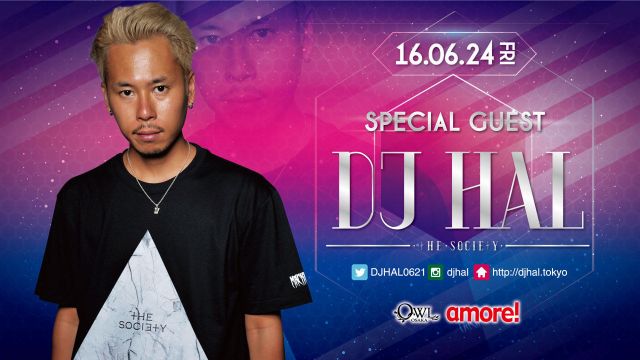 【amore!】 Owl Osalka×Whale Trapical Night / SPECIAL GUEST : DJ HAL 