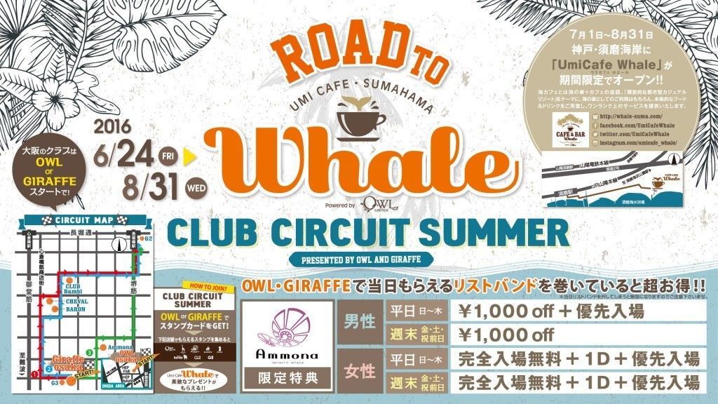 HOT SPOT / ROAD to Whale – Club Circuit Summer 