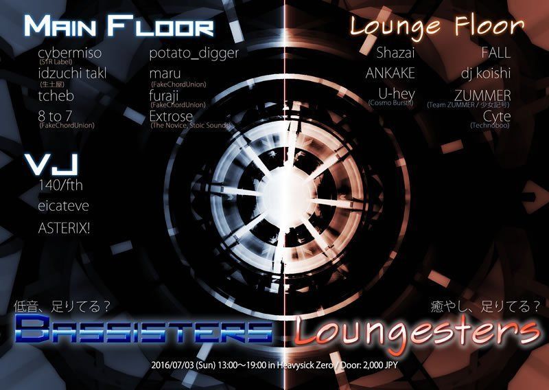 Bassisters / Loungesters【NIGHT TIME】