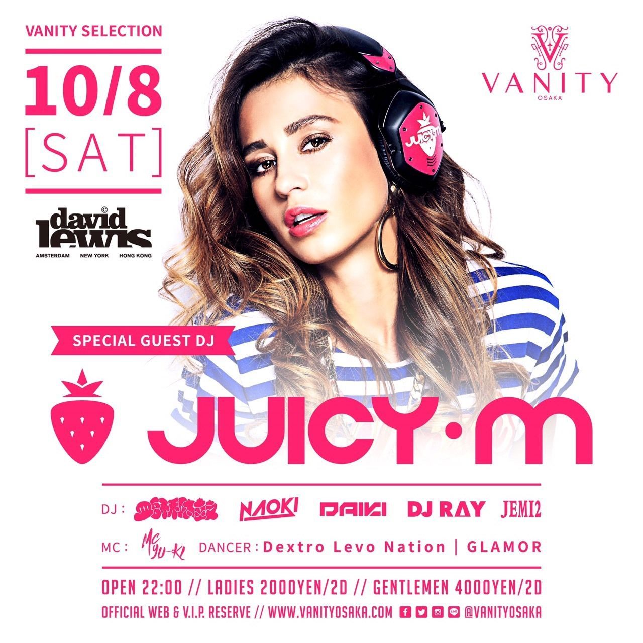 10.8 [SAT] VANITY OSAKA meets JUICY M