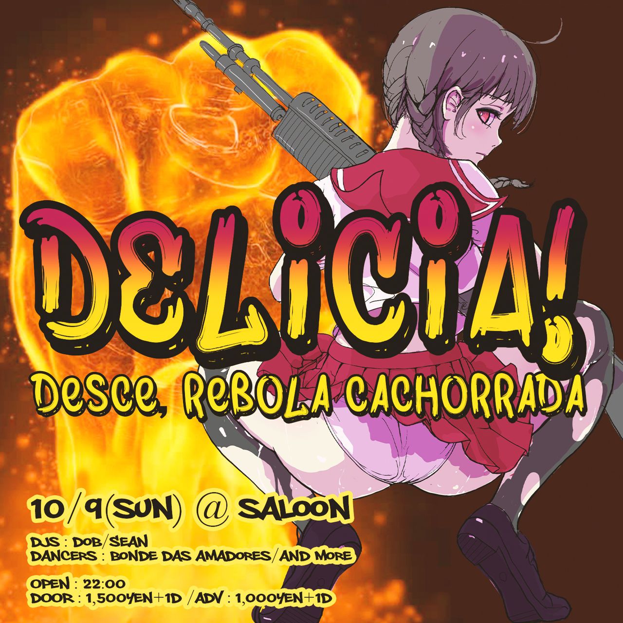 Delícia! desce, rebola cachorrada