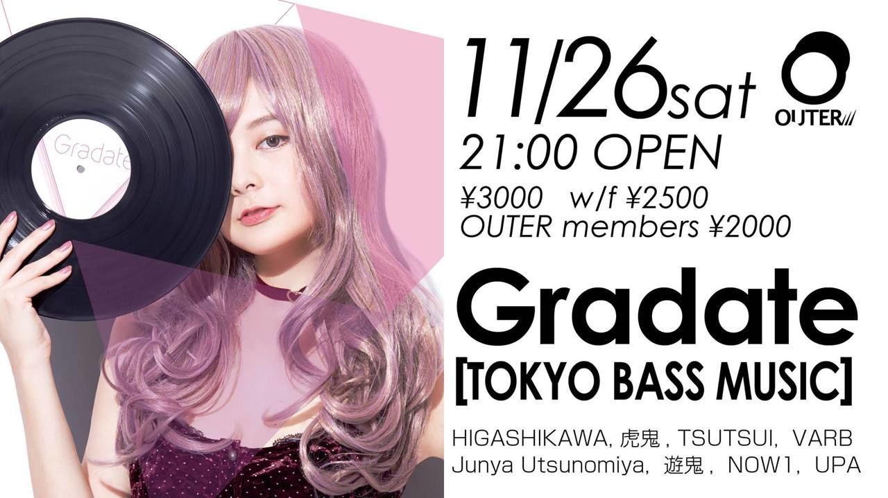 2016.11.26(sat)Gradate (TOKYO BASS MUSIC) in OUTER KOCHI