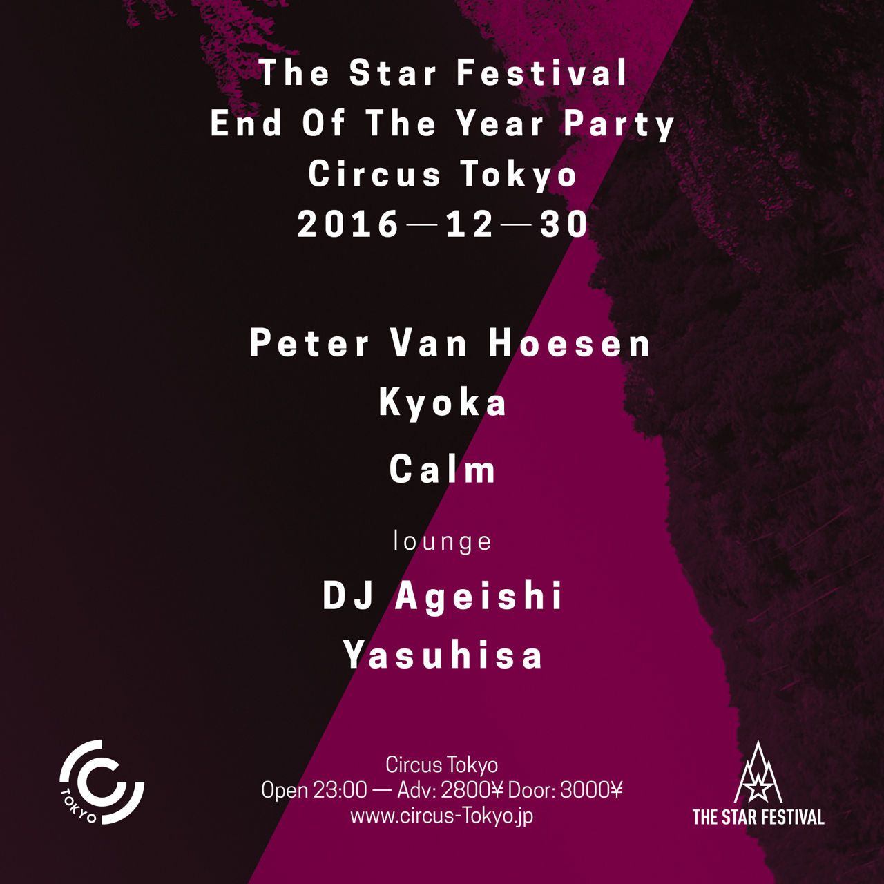 THE STAR FESTIVAL YEAR END PARTY TOKYO