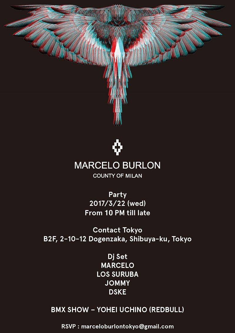 MARCELO BURLON COUNTY OF MILAN PARTY