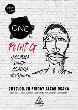 5/26(FRI) ONE feat.Point G ALZAR Friday