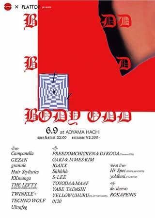 BODY ODD -十三月の甲虫×FLATTOP presents-