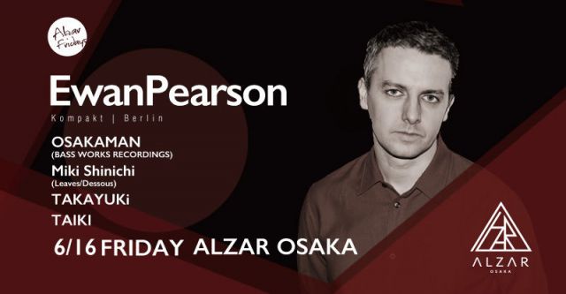 6.16 (FRI) Ewan Pearson