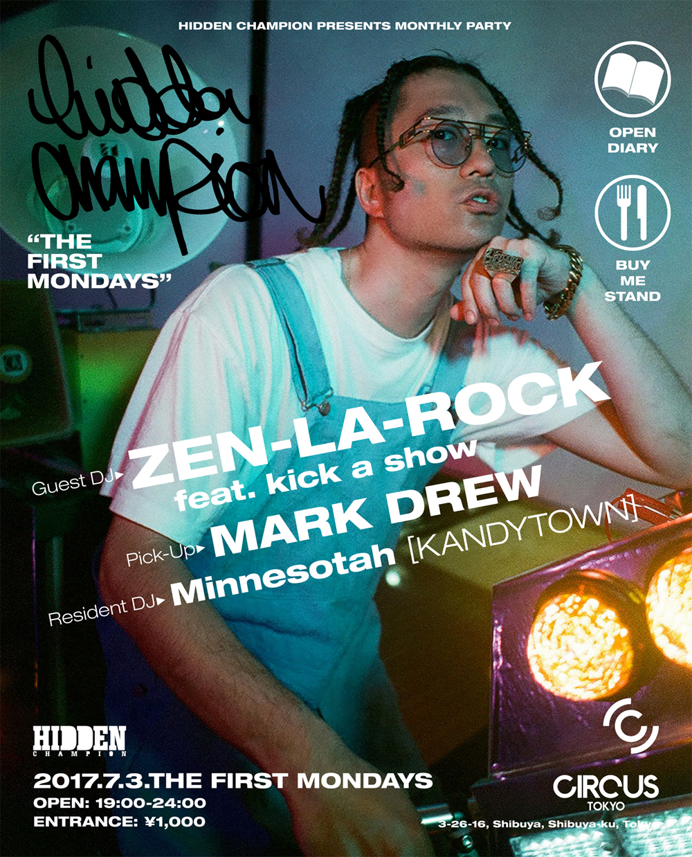 Hidden Champion presents Monthly Party The First Mondays