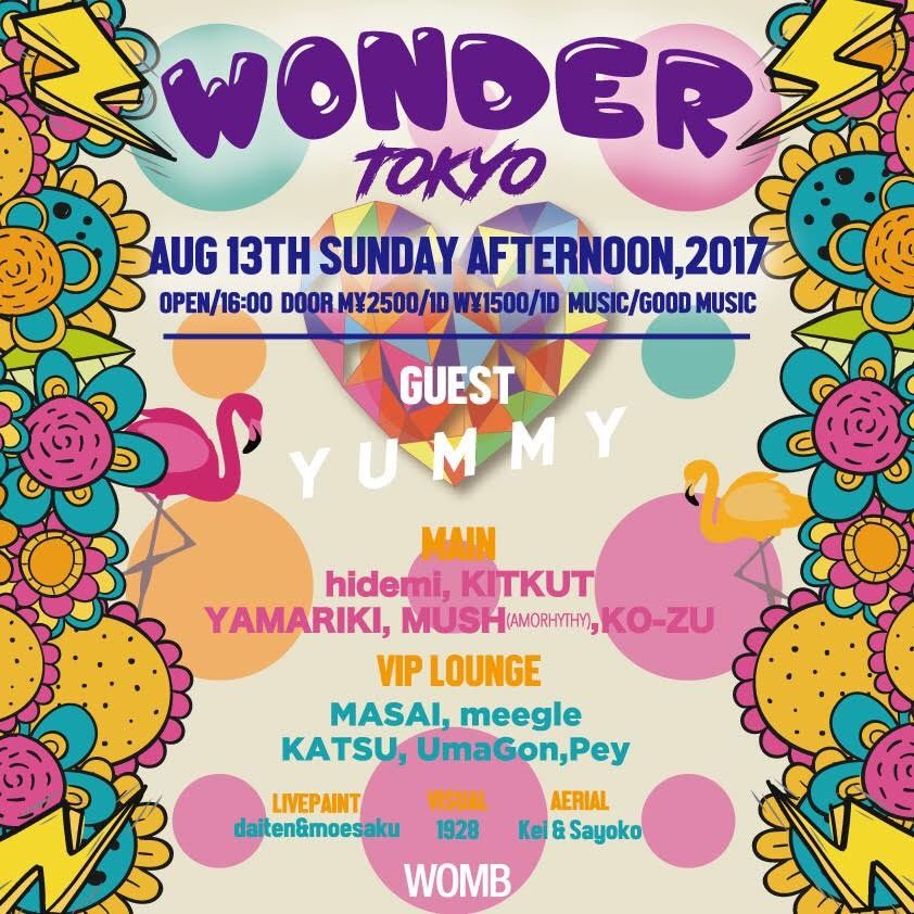 8/13 (SAT) Wonder at WOMB