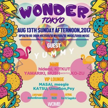 8/13 (SAT) Wonder at WOMB