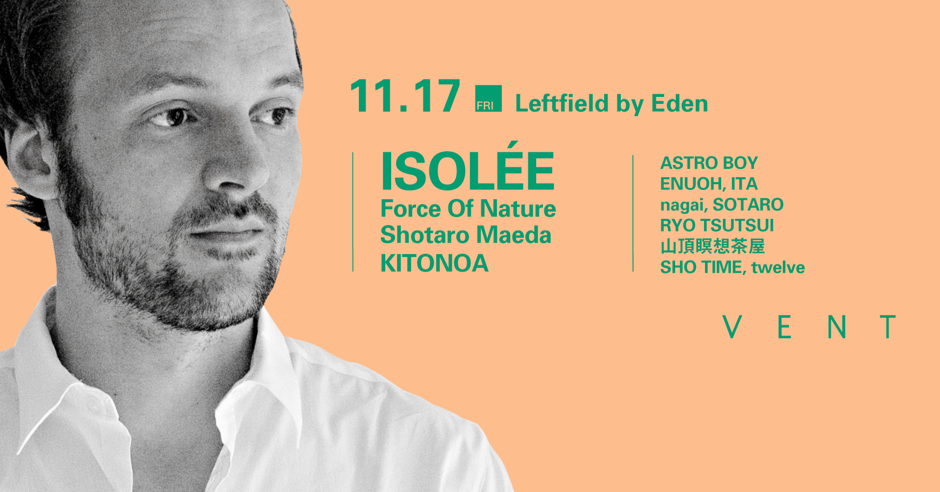 Isolée at Leftfield by Eden