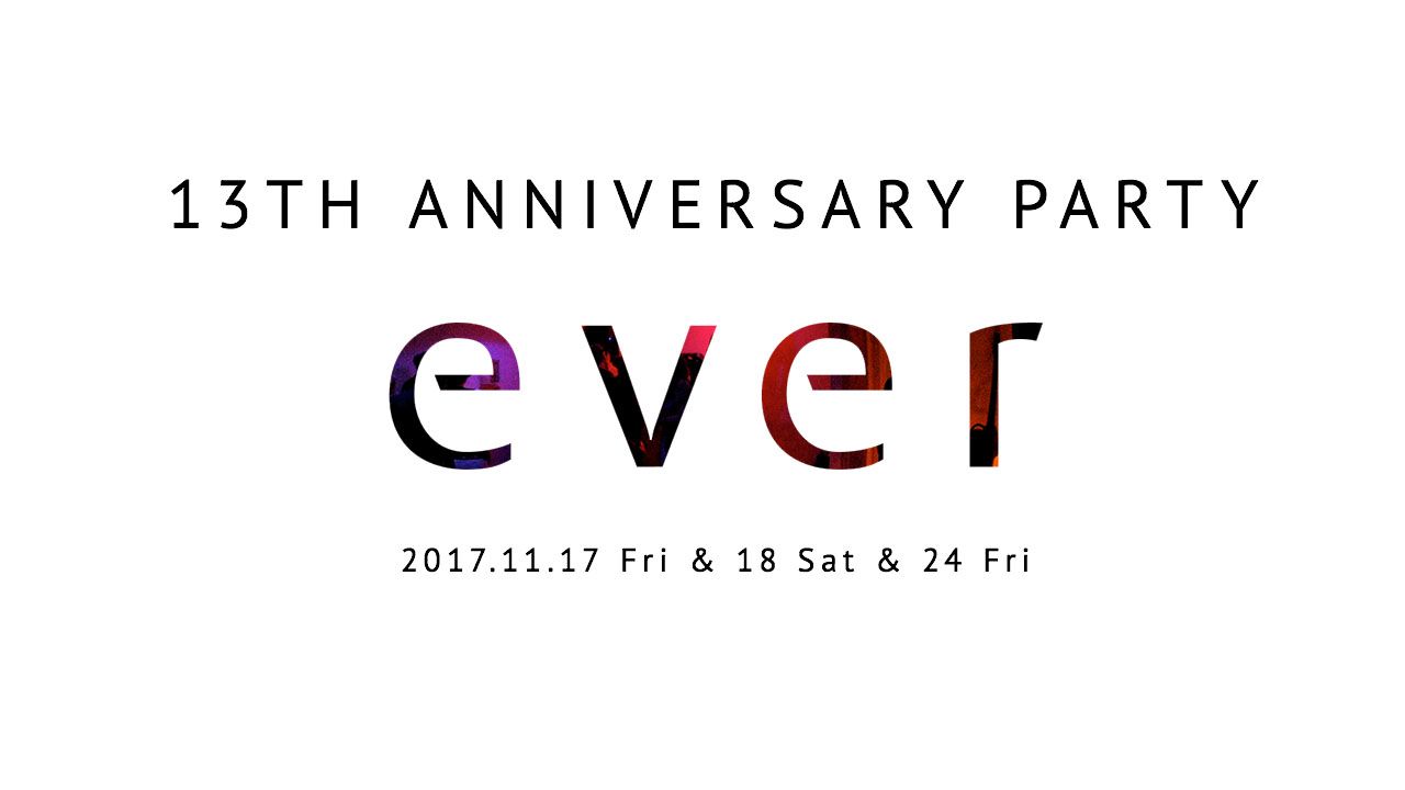 GIRL's BASE × EVER FRIDAY - aoyama ever 13th A.N.V -