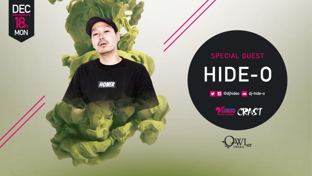 SPECIAL GUEST LIVE : HIDE-O /【 Vivace / CRAST 】