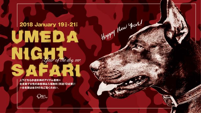 【 UMEDA NIGHT SAFARI ~Year of the dog ver~ 】/【 Lady 2 Love! / NEST 】