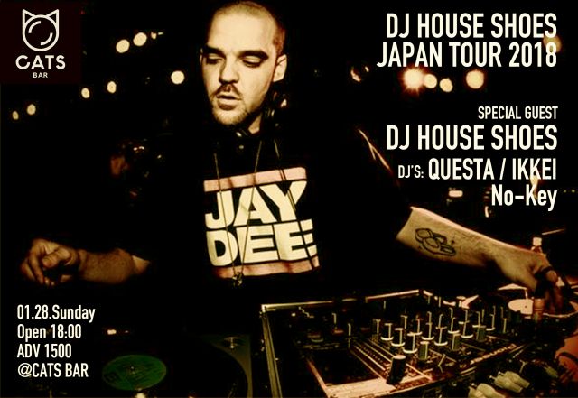 “Tribute to J Dilla” DJ House Shoes Japan Tour