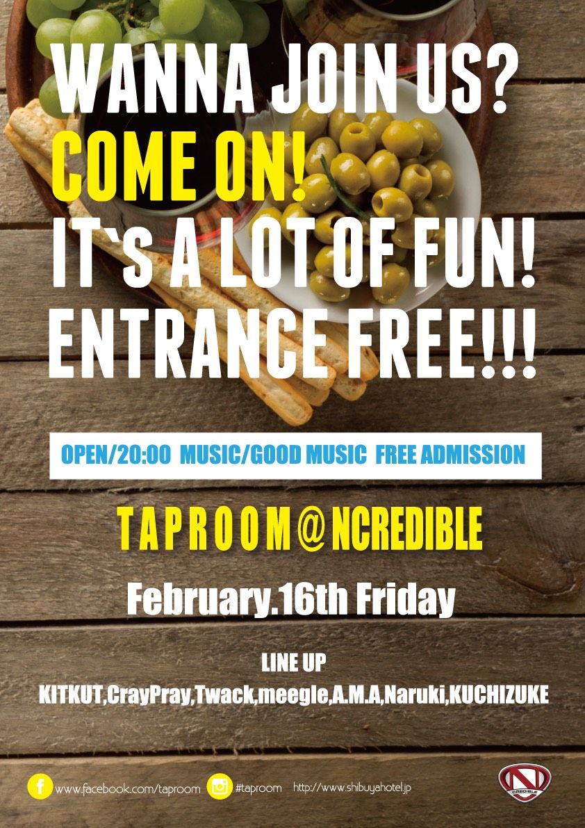 【入場無料】 "Taproom" Shibuya HOTEL EN