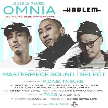 OMNIA -DJ TAISUKE, BEBE Birthday Bash-