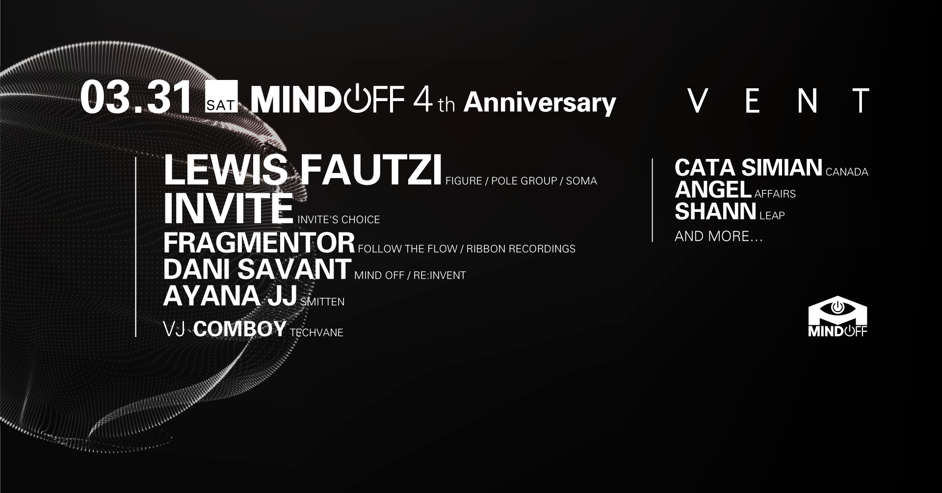 Lewis Fautzi & Invite at Mind Off 4th Anniversary