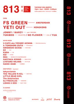 813 - TOKYO FASHION WEAK EDITION - Hosted by MAGIC STICK / CULTCLUB / FLEMMING