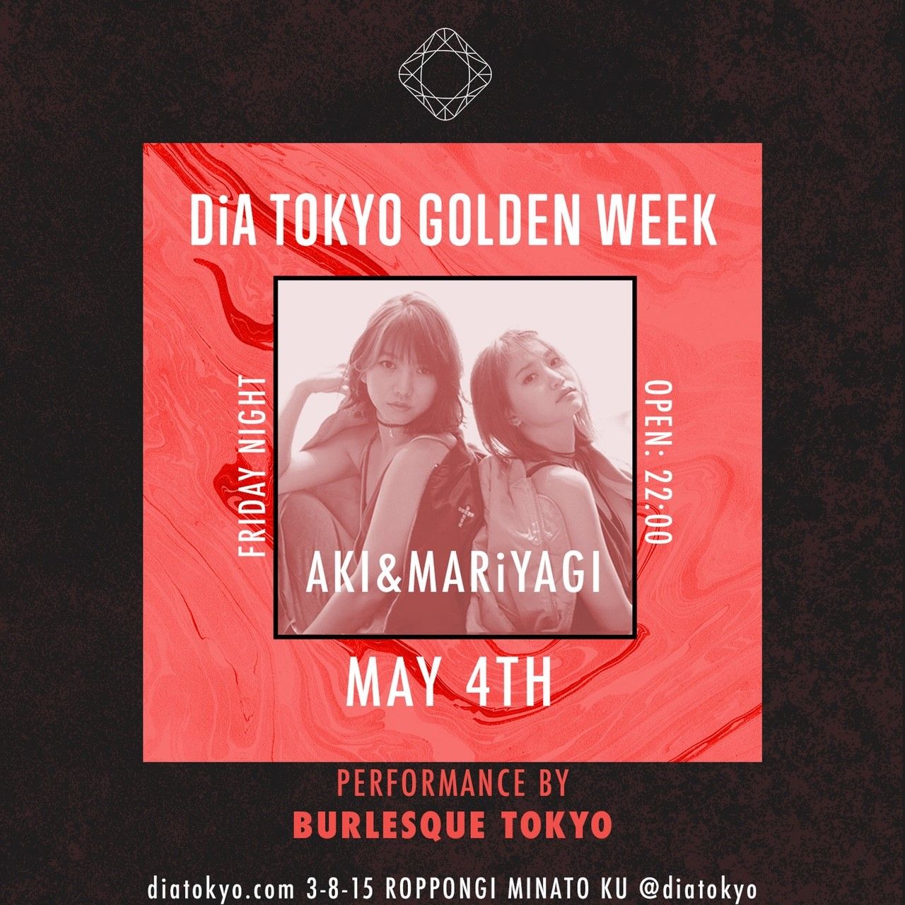 　　　　　　SUPER FRIDAY「GW SPECIAL」@ DiA tokyo