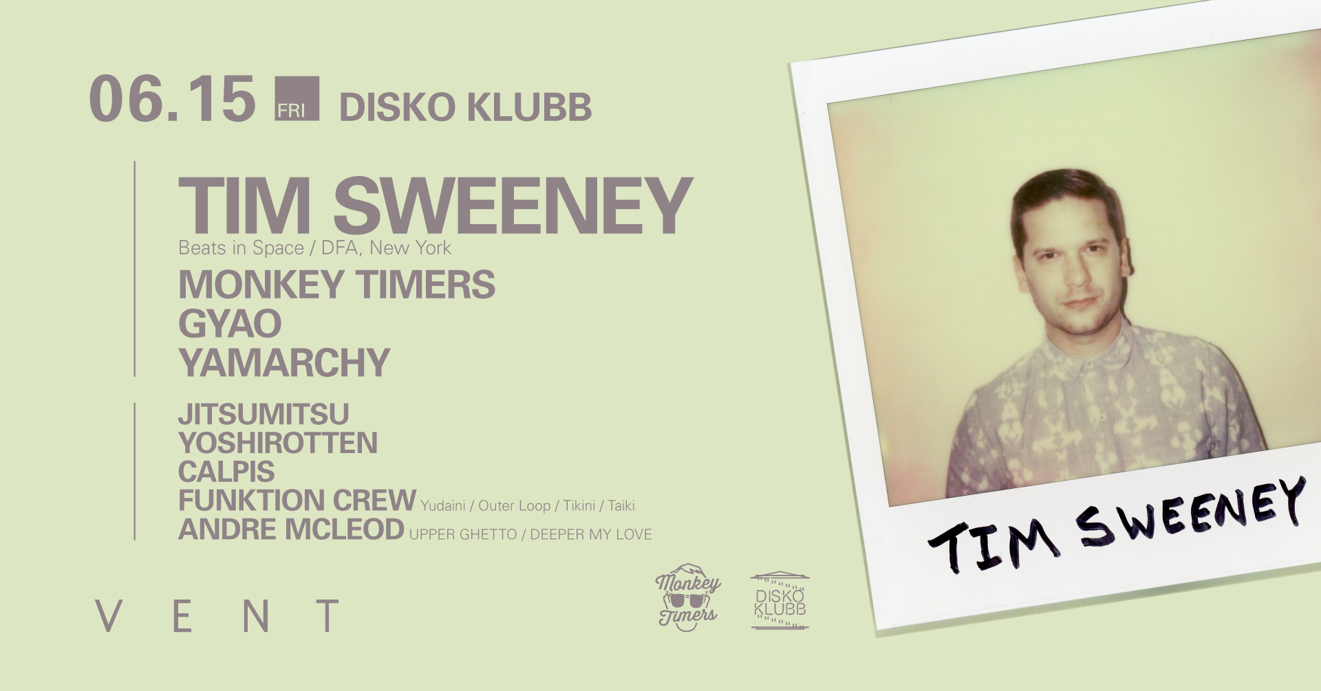Tim Sweeney at DISKO KLUBB