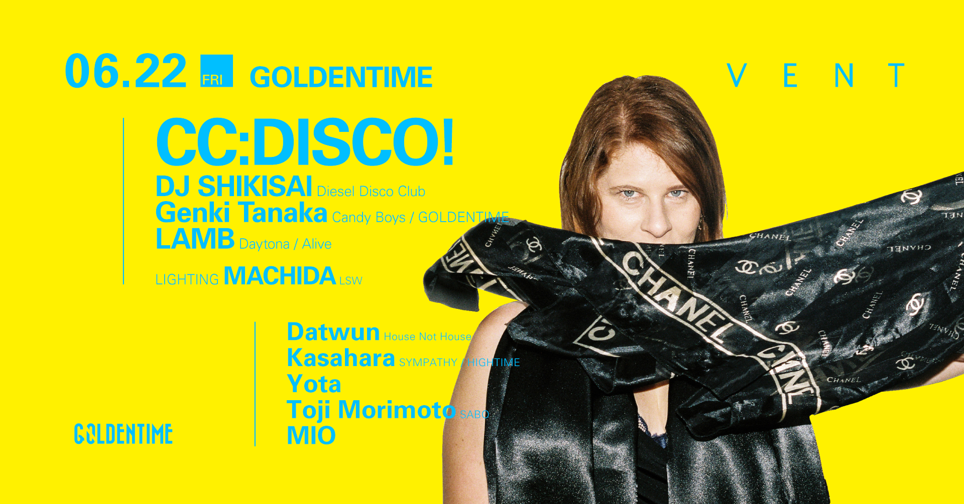 CC:DISCO! at GOLDENTIME