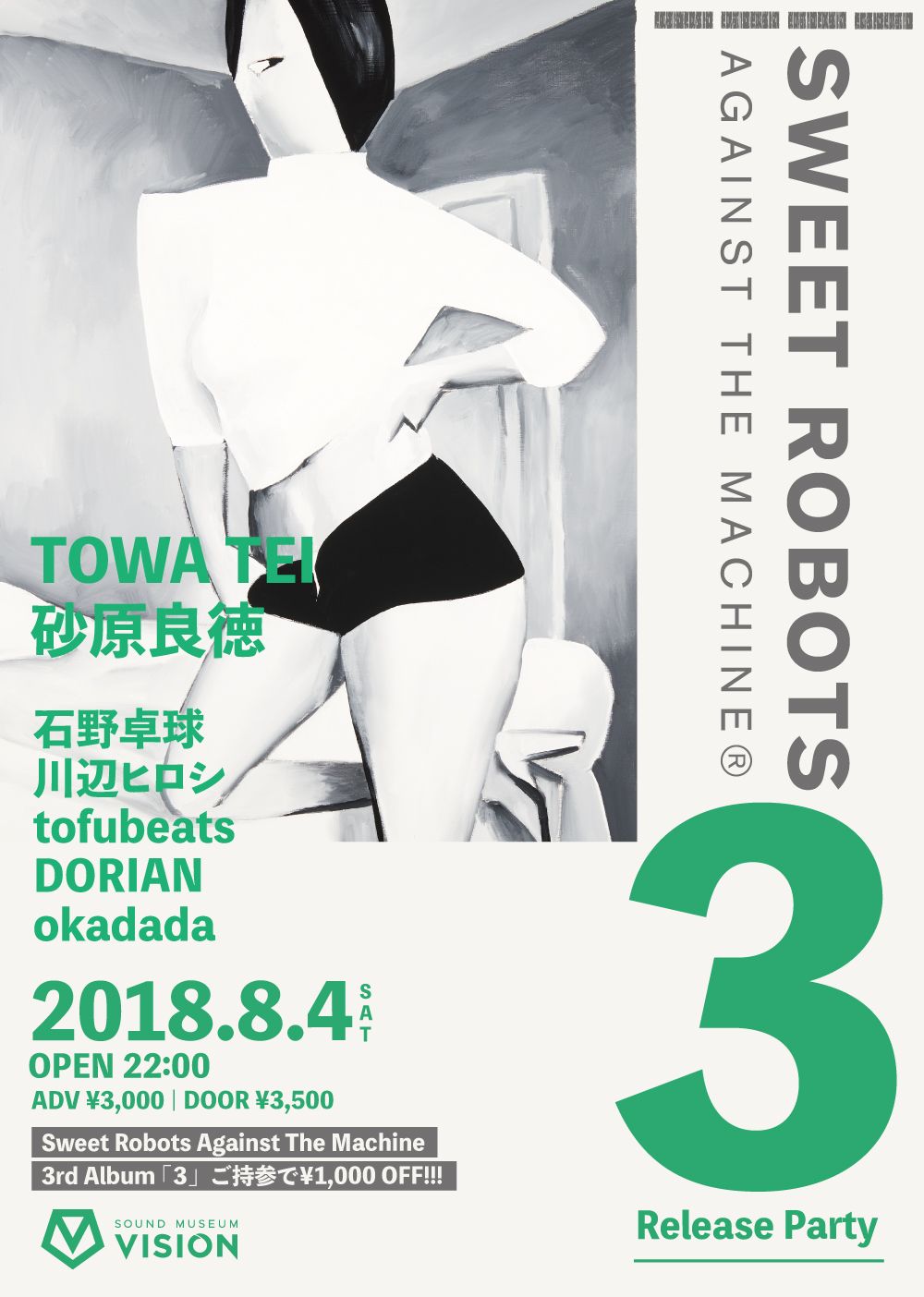 Sweet Robots Against The Machine「3」リリース記念パーティー