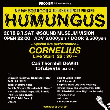 PRODISM 5th Anniversary NEIGHBORHOOD & adidas Originals Present HUMUNGUS