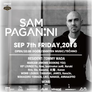 SESSION present SAM PAGANINI supported by COCALERO