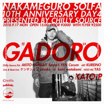 solfa 10th Anniversary ”DAY4 preseted by Chilly Source” supported by ballaholic